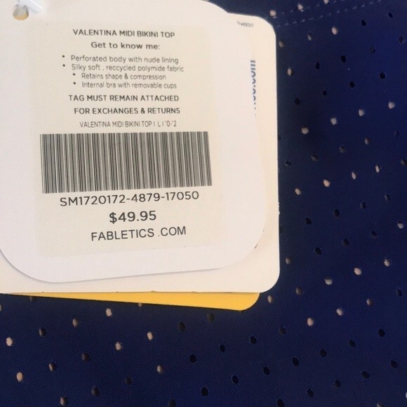 Fabletics Swim Tank Top sz Large NWT - Picture 8 of 13